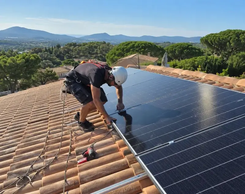 Installateur panneaux solaires Gigondas — pose photovoltaïque sur toiture