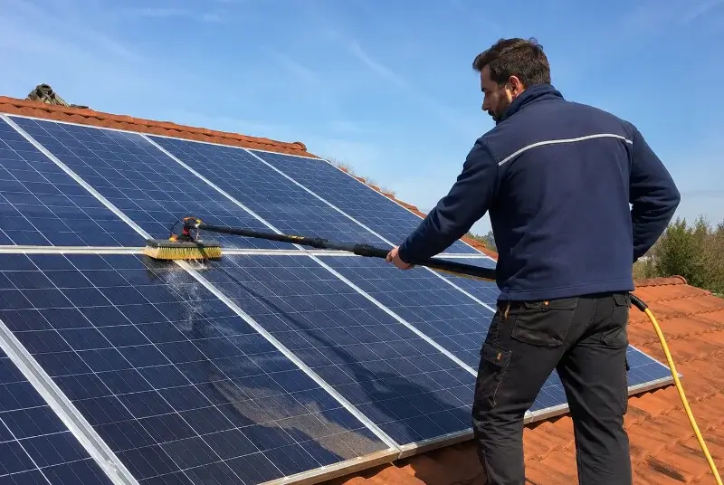Nettoyage et entretien de panneaux solaires à Gigondas