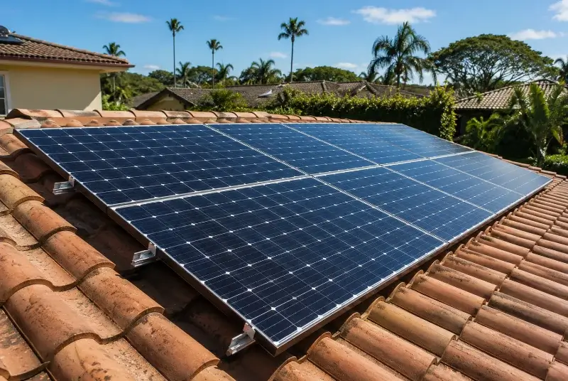 Installation de panneaux solaires à Gigondas