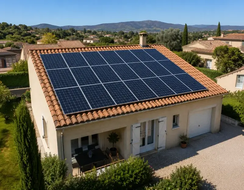 Prime à l'autoconsommation panneaux solaires Gigondas — aide financière de l'État